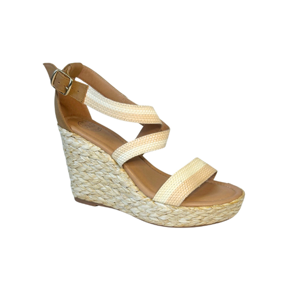 Dolce Mojo Moxy Sandals Women’s Size 8M Davenport Wedge Strappy Woven Espadrille